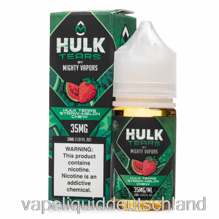 Hulk Tears Strohmelonen-Kaubonbon - Hulk Tears Salze - 30 Ml 35 Mg Vape Deutschland